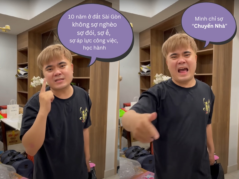Chuyển nhà là nỗi sợ lớn nhất của Chính Nghĩa
