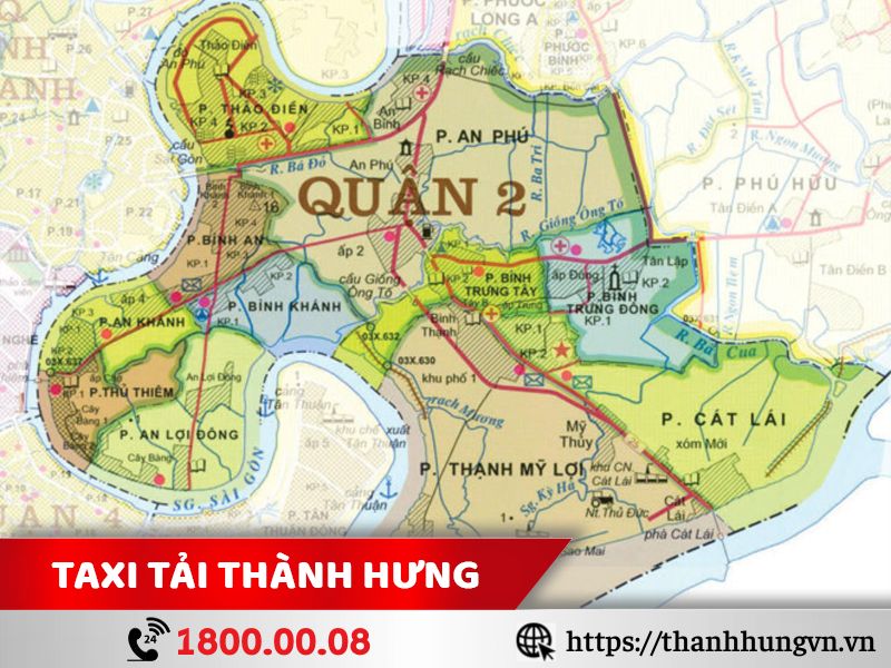 bản đồ quận 2