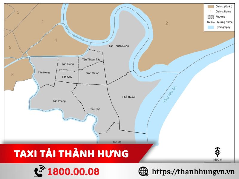Quận 7 có vị trí thuận lợi với nhu cầu chở hàng cao