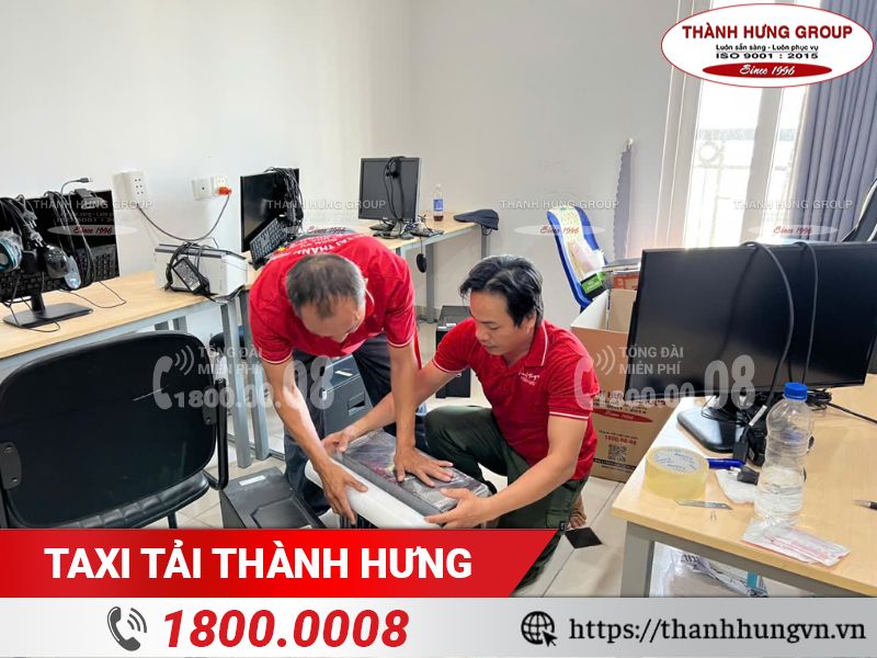 Ku casino hỗ trợ đóng gói, bốc xếp máy tính khi chuyển văn phòng