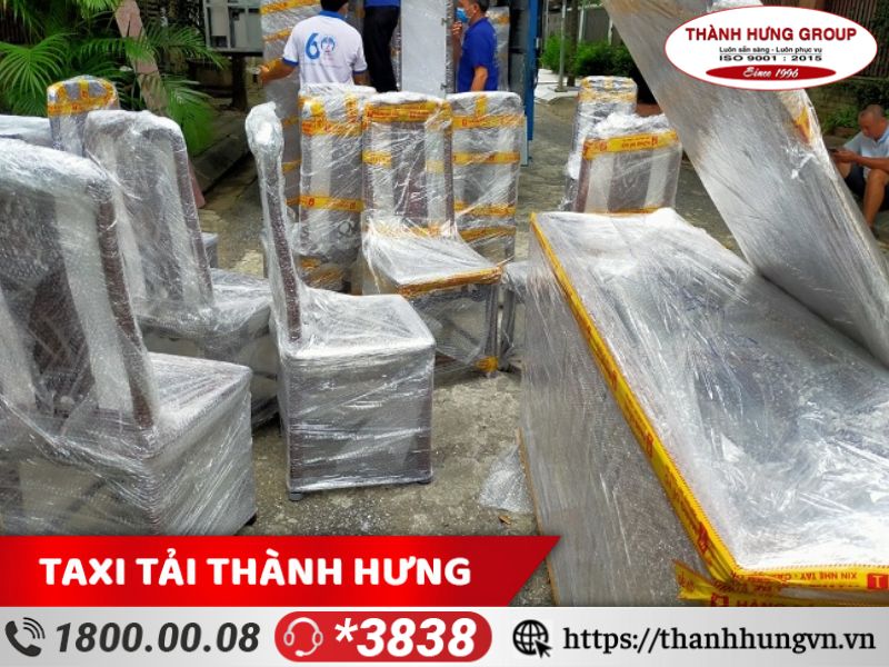 Đồ đạc, tài sản được đóng gói đúng tiêu chuẩn
