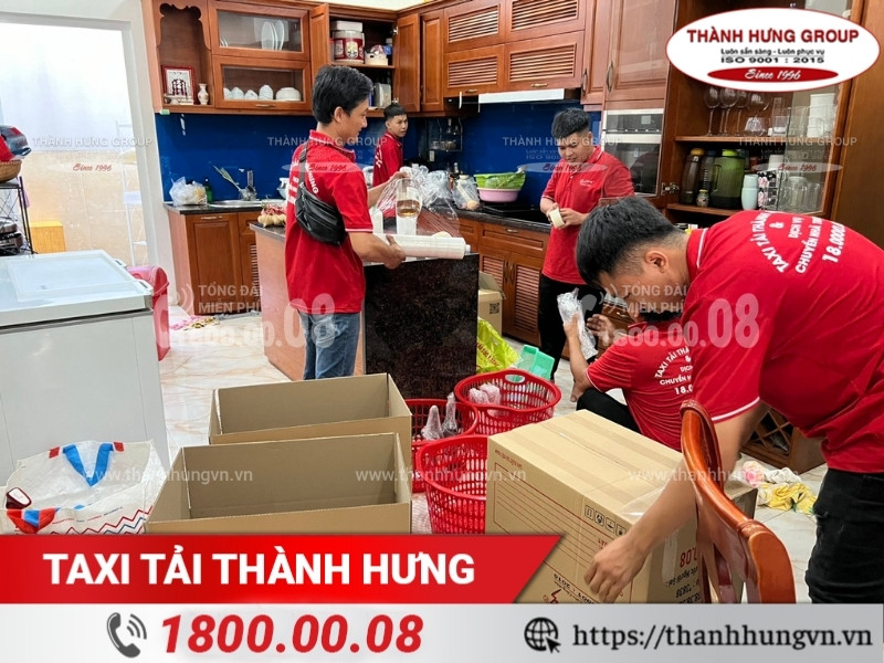 Chi phí mua dụng cụ/thuê nhân công đóng gói đồ đạc Kubet.