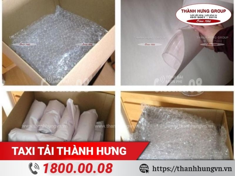 Đặt vào thùng carton độ dày phù hợp