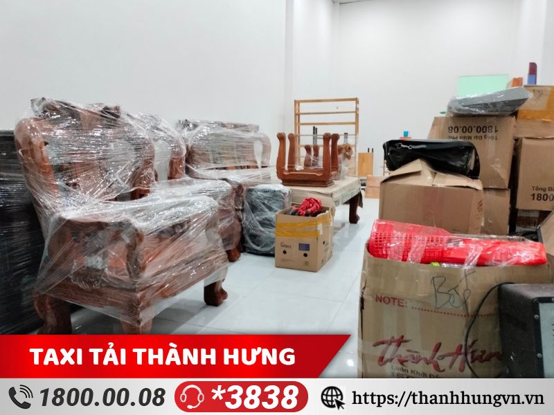 Đồ đạc nên được đóng gói đúng cách để đảm bảo an toàn