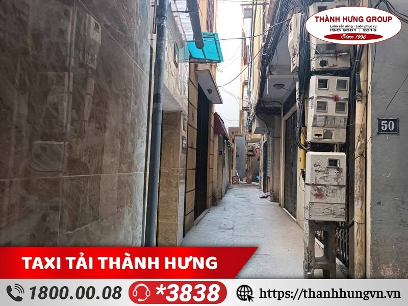 Một trong những con ngõ nhỏ nổi tiếng tại quận Thanh Xuân.