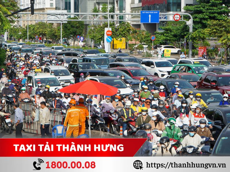 Tình trạng kẹt xe tại quận 11