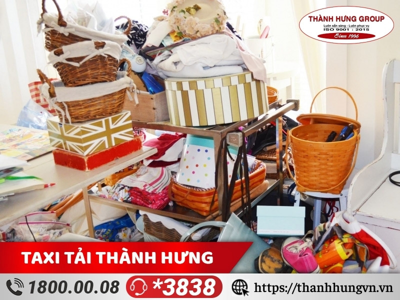 Chuyển nhà liên tục cần sắp xếp, phân loại và đóng gói đồ đạc.