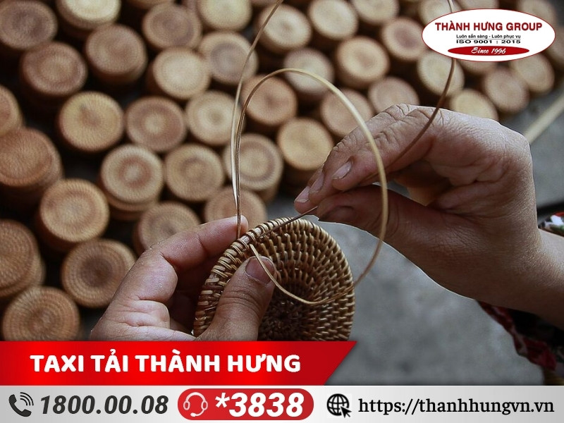 Làng nghề mây tre đan nổi tiếng tại huyện Chương Mỹ.