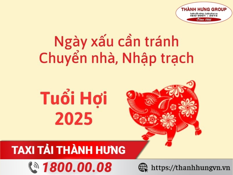 Ngày xấu cần tránh Kubet, nhập trạch năm 2025 cho người tuổi Hợi