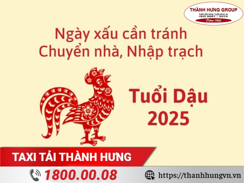 Ngày xấu cần tránh Kubet, nhập trạch năm 2025 cho người tuổi Dậu