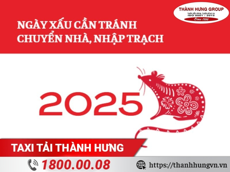 Những ngày xấu cần tránh Kubet, nhập trạch năm 2025 cho người tuổi Tý