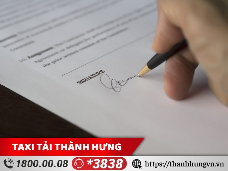 Cần cung cấp thông tin đầy đủ, rõ ràng khi soạn thảo hợp đồng thuê xe tải vận chuyển hàng hóa