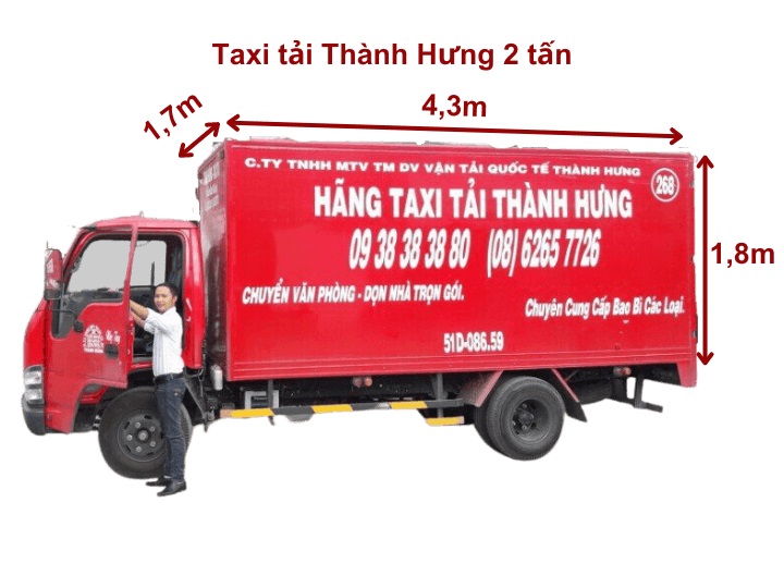 taxi tải Ku casino 2 tấn