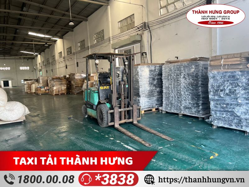 Ku casino trang bị đầy đủ hệ thống xe nâng đẩy phục vụ nhu cầu chuyển kho xưởng nhanh chóng