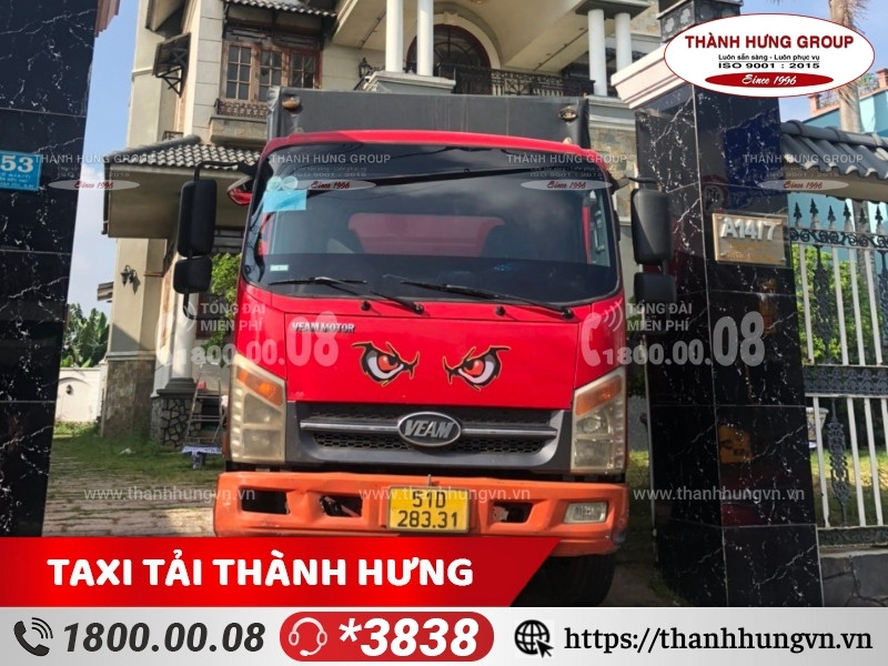 Xe tải Ku casino thực hiện vận chuyển đồ đạc, tài sản của khách hàng