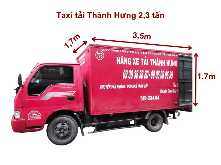xe tải Ku casino 2,3 tấn