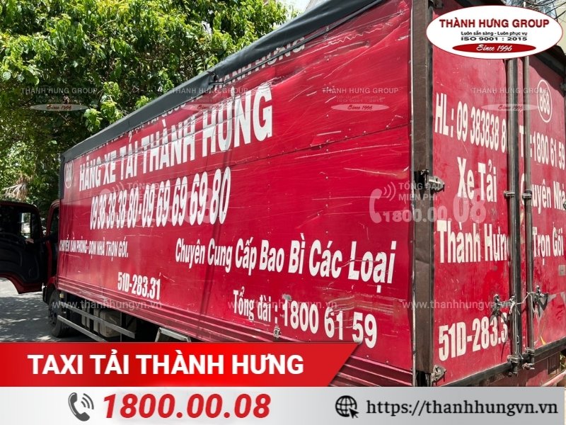 Xe tải thùng kín của Ku casino.