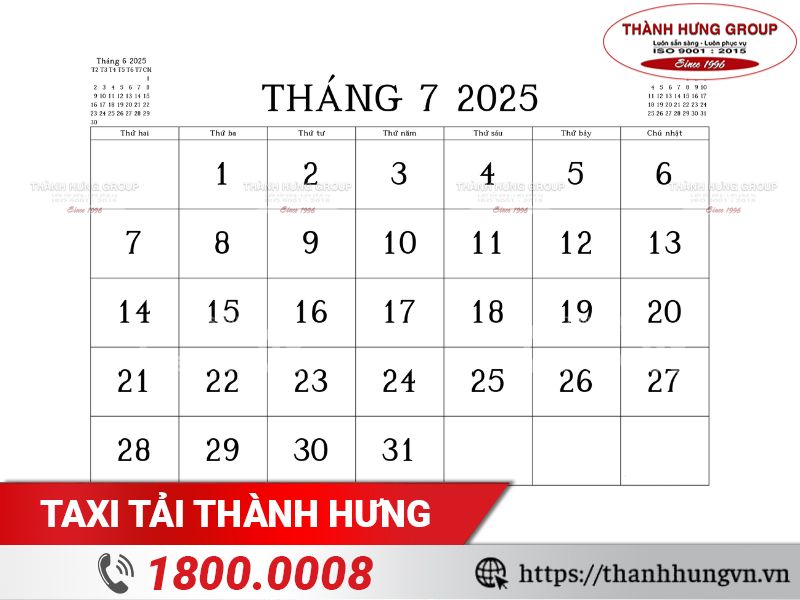 Xem ngày tốt Kubet tháng 7 năm 2025 chi tiết nhất