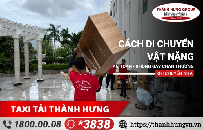 Cách di chuyển vật nặng
