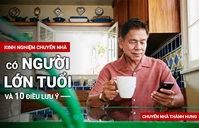 Chuyển nhà có người lớn tuổi