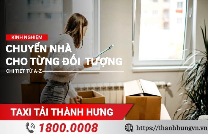 Chuyển nhà cho từng đối tượng khách hàng Chuyển nhà cho từng đối tượng khách hàng