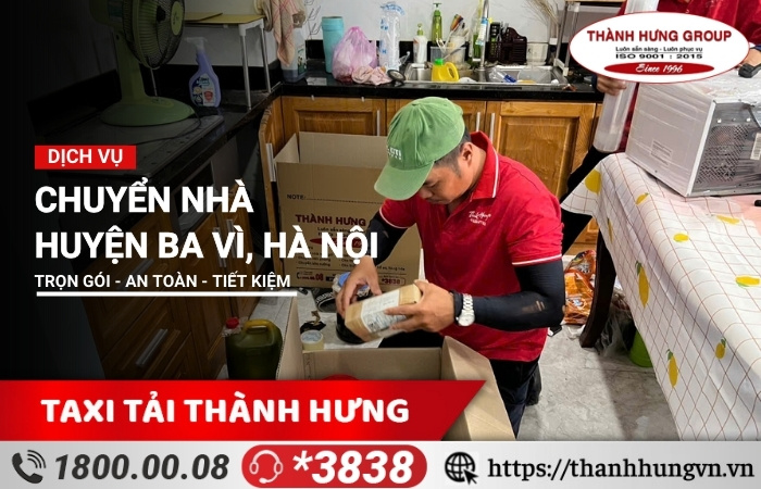 Chuyển nhà huyện Ba Vì