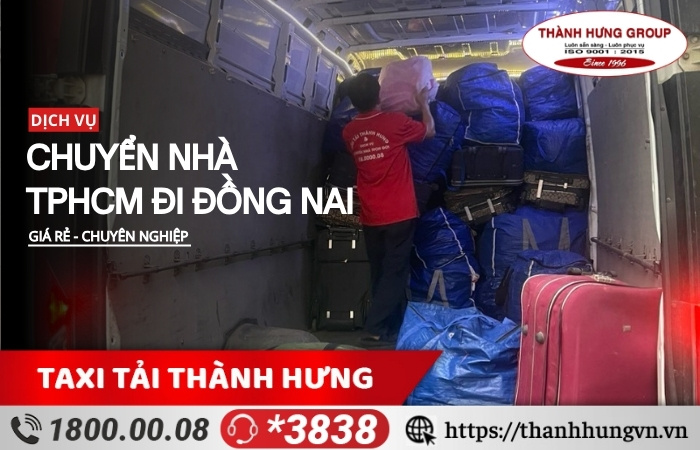 Chuyển nhà TPHCM đi Đồng Nai