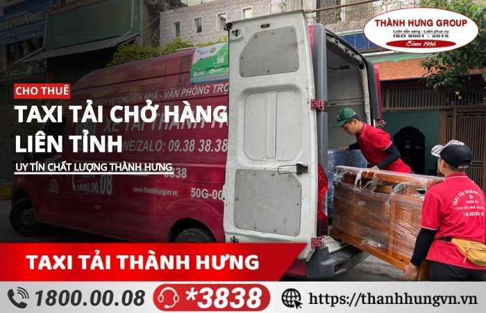 Taxi tải chở hàng liên tỉnh