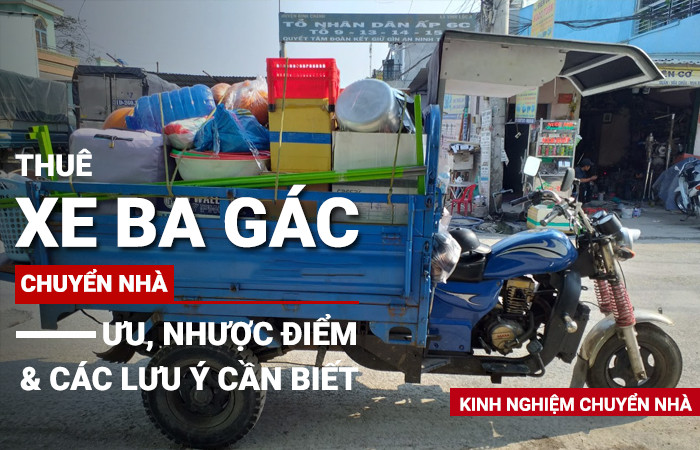Thuê xe ba gác Kubet